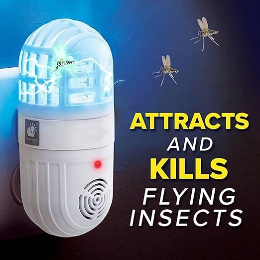 BARQON LED Mosquito Killer Lamp – Silent Indoor Bug Zapper