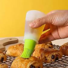 BARQON Silicone Oil Brush Bottle for Cooking & BBQ