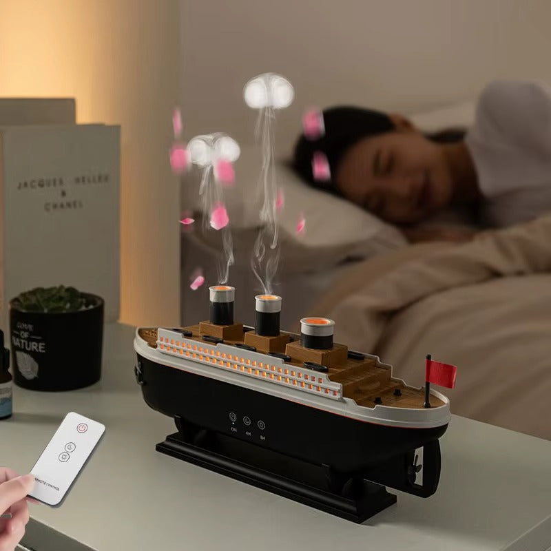 Barqon Titanic Steam Ship Design Humidifier Diffuser for Home