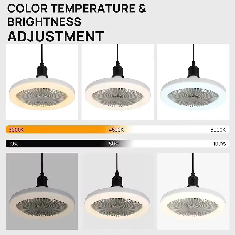 Barqon Ceiling Fan With Light Remote Control