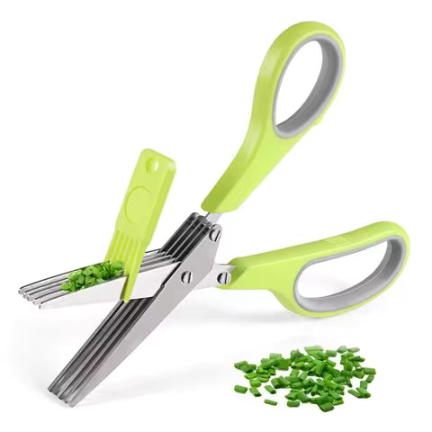 Barqon 5 layer Multifunctional Stainless Steel Scissors