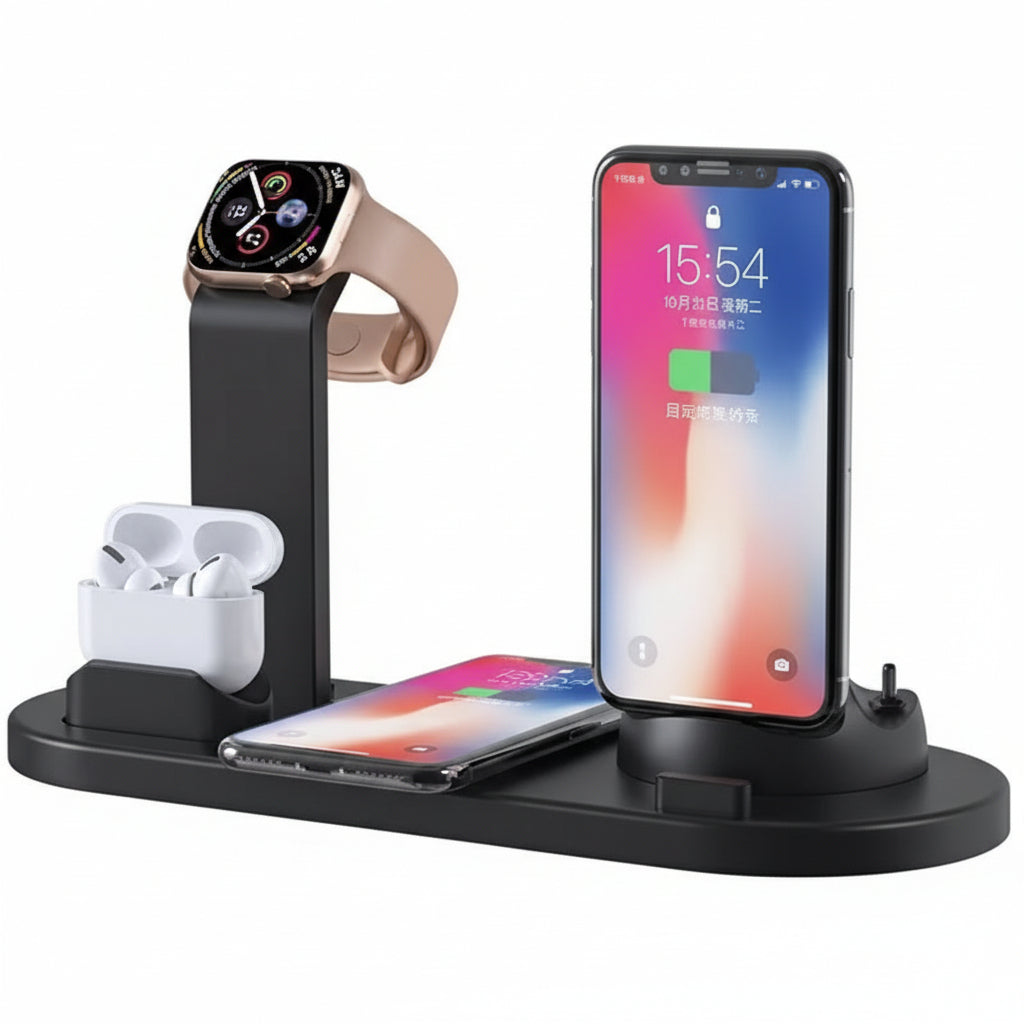 BARQON 3-in-1 Wireless Charging Stand for Phone & Watch