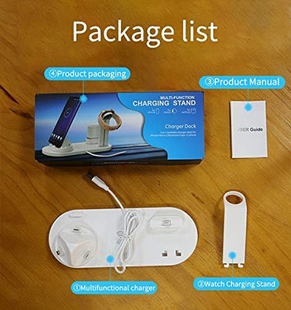 BARQON 3-in-1 Wireless Charging Stand for Phone & Watch