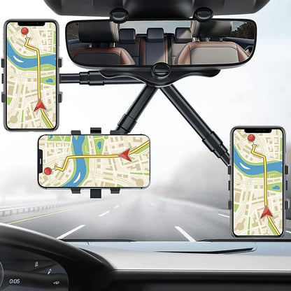 BARQON 360° Rotatable Car Phone Holder – Rearview Mount