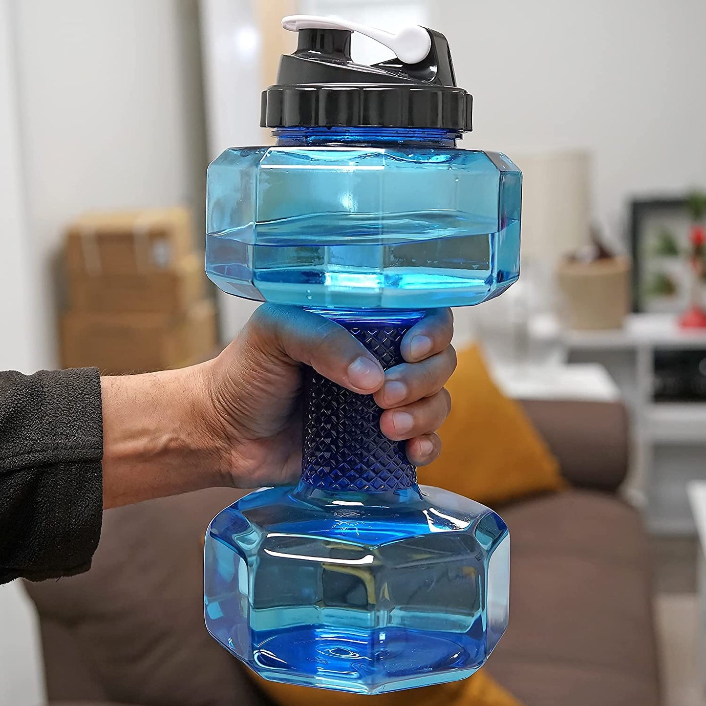 Barqon 1.5L Dumbbell Water Bottle – BPA-Free Gym Bottle UAE