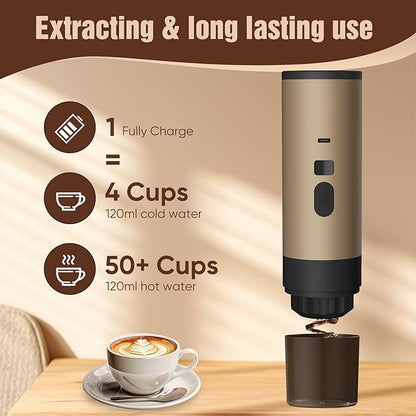 BARQON Portable Automatic Coffee Maker – Hot & Cold Brew