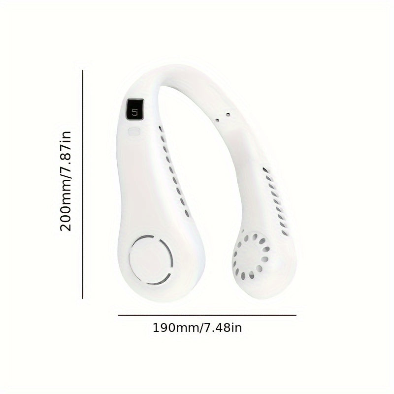 BARQON Bladeless Neck Fan – Portable USB Rechargeable