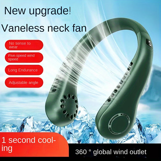 BARQON Bladeless Neck Fan – Portable USB Rechargeable