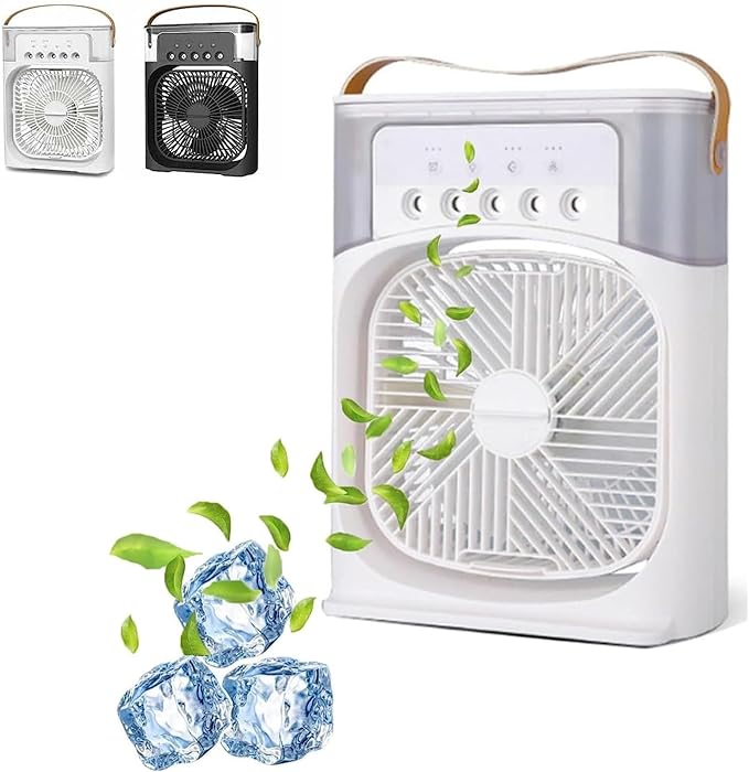 BARQON Ice Air Cooler Fan – Portable Mini AC Mist Cooler