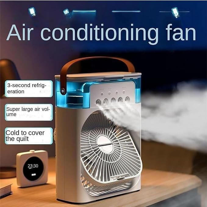 BARQON Ice Air Cooler Fan – Portable Mini AC Mist Cooler