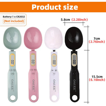 BARQON Digital Spoon Scale – 0.1g Precision Kitchen Tool