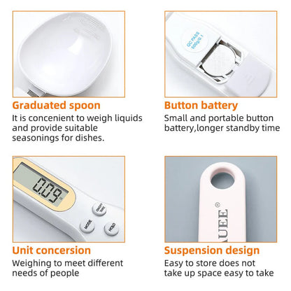 BARQON Digital Spoon Scale – 0.1g Precision Kitchen Tool