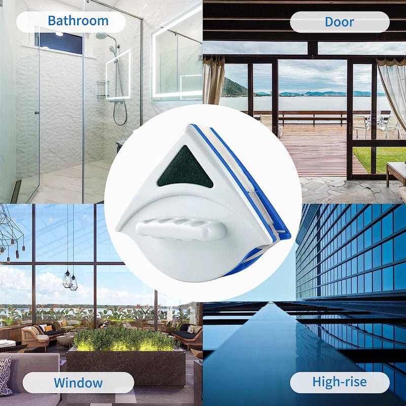 BARQON Magnetic Window Cleaner – Double-Sided Glass Tool