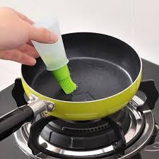 BARQON Silicone Oil Brush Bottle for Cooking & BBQ