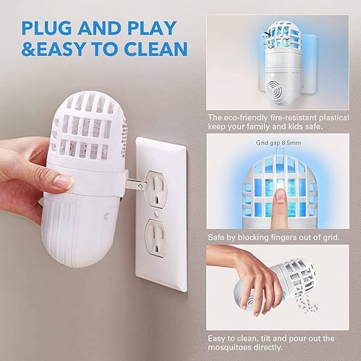 BARQON LED Mosquito Killer Lamp – Silent Indoor Bug Zapper