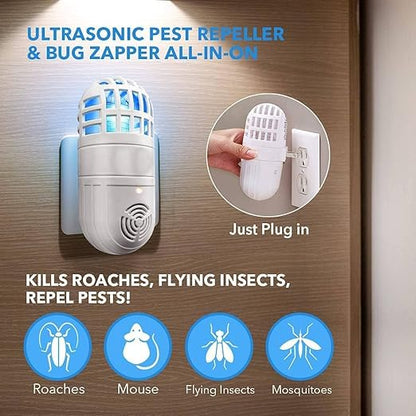 BARQON LED Mosquito Killer Lamp – Silent Indoor Bug Zapper