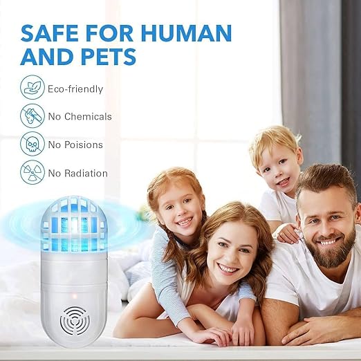 BARQON LED Mosquito Killer Lamp – Silent Indoor Bug Zapper