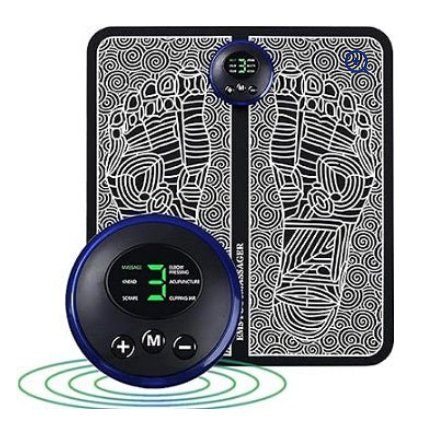 BARQON EMS Foot Massager Mat – Portable Pain Relief Pad