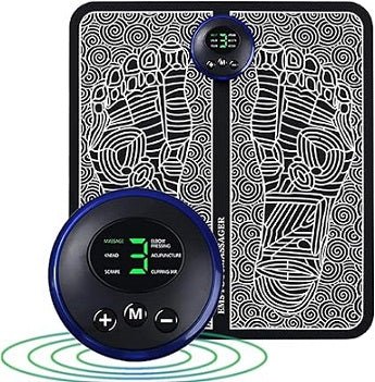 BARQON EMS Foot Massager Mat – Portable Pain Relief Pad