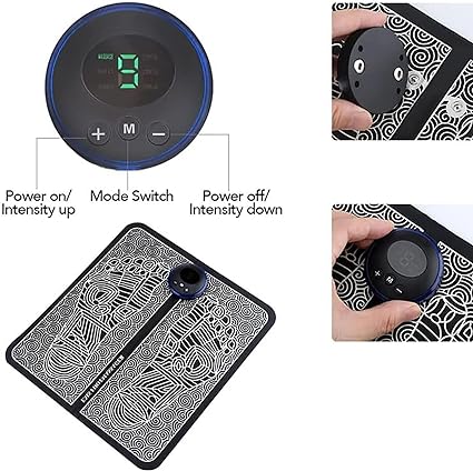 BARQON EMS Foot Massager Mat – Portable Pain Relief Pad