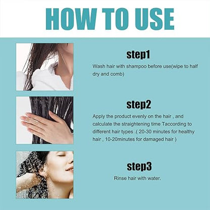 BARQON Protein Hair Straightening Cream – Frizz Control & Repair