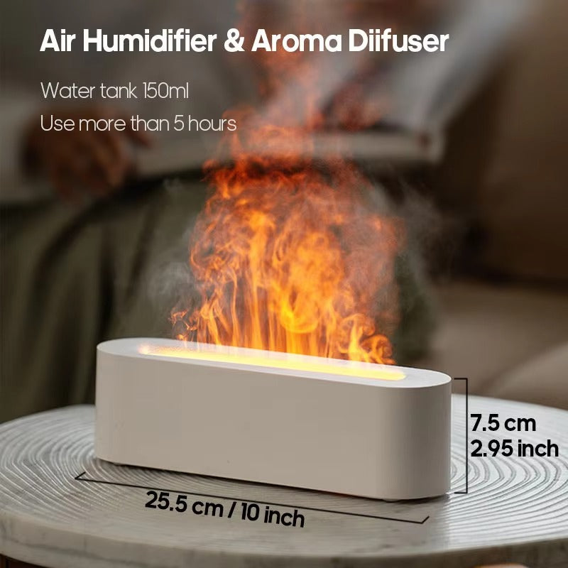 BARQON Flame Aroma Diffuser & Ultrasonic Humidifier