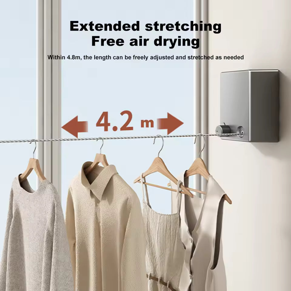 Telescopic Clothesline Clothes Drying Rope