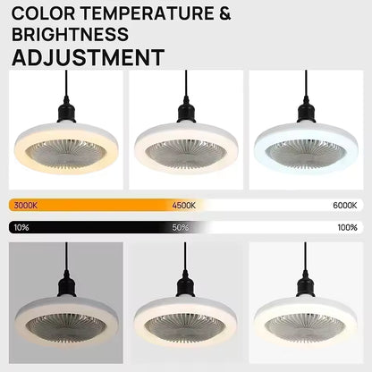 Barqon Ceiling Fan With Light Remote Control