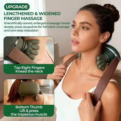 Barqon Portable, Bionic Heated Neck and Back Massager