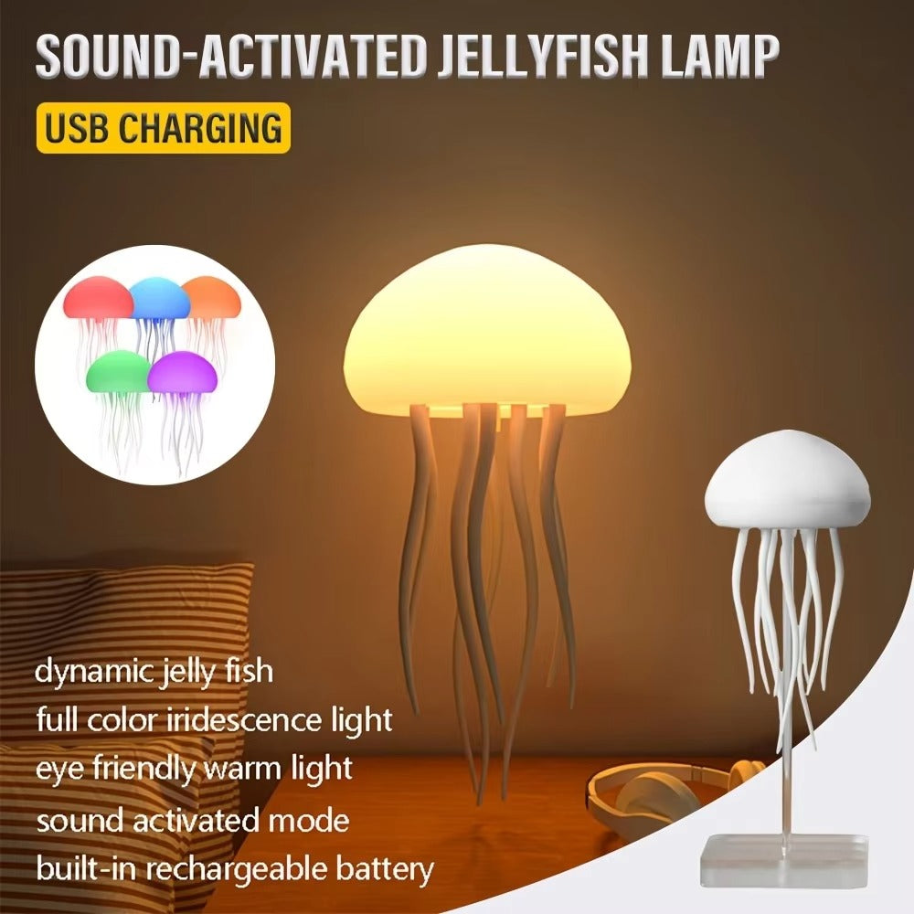 Barqon Rechargeable Jellyfish Table Lamp
