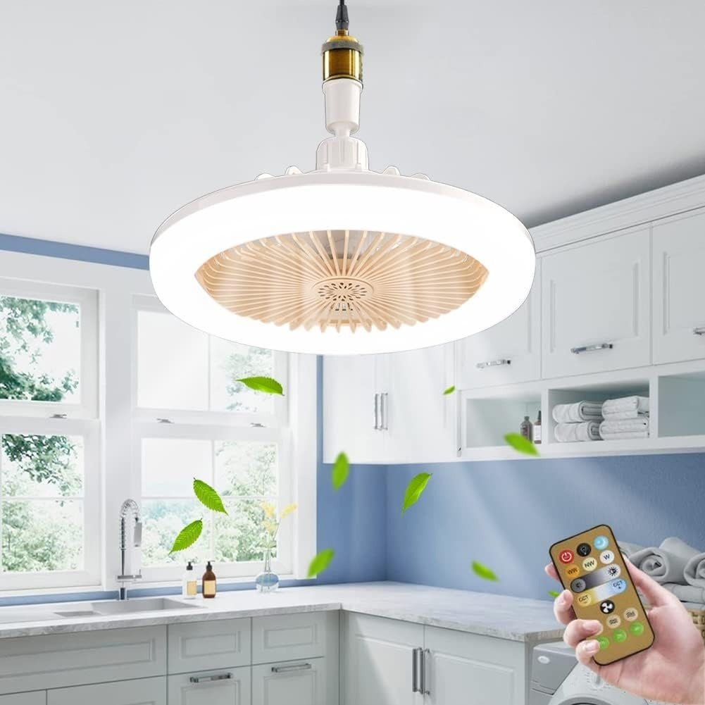 Barqon Ceiling Fan With Light Remote Control