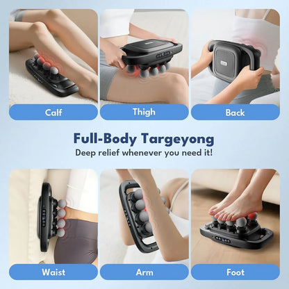 Barqon's 8 Head Massage Gun for Back, Shoulders, Legs, & Muscle Pain Relief