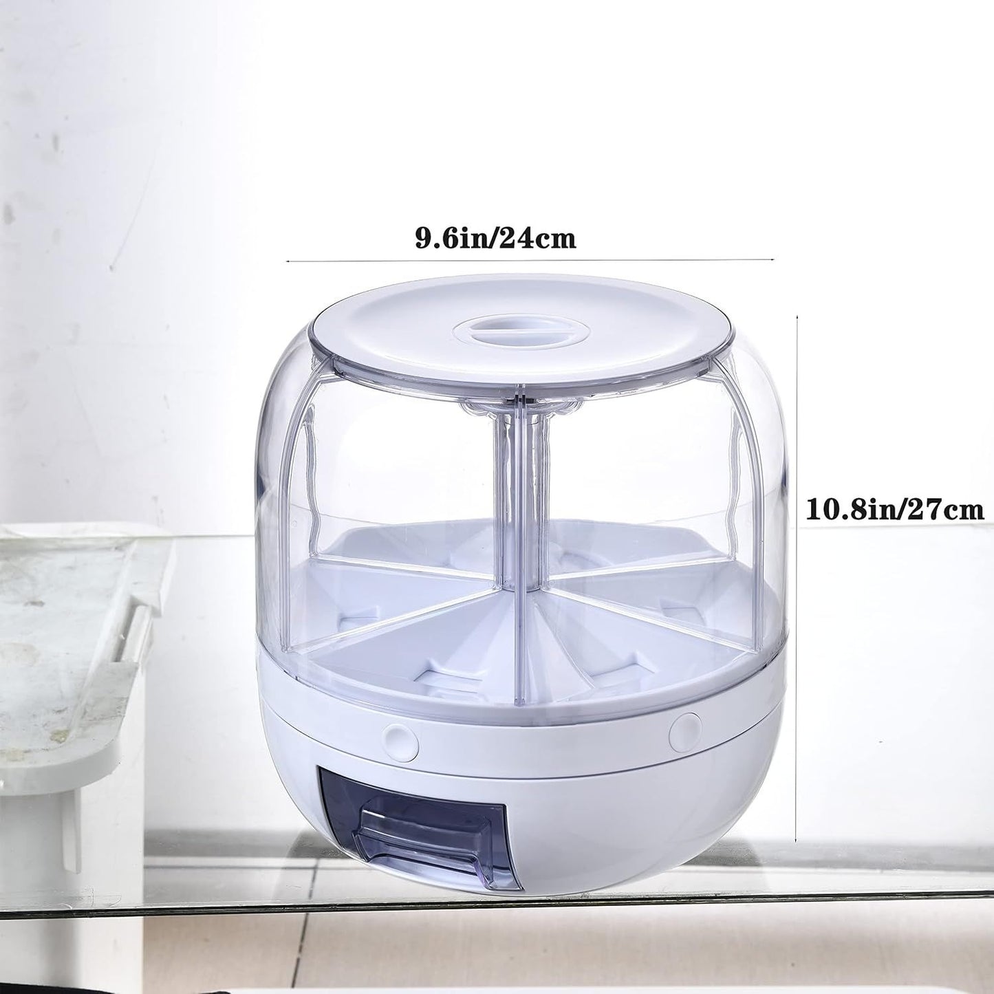 Barqon 360° Degree Rotating Dry Food Dispenser