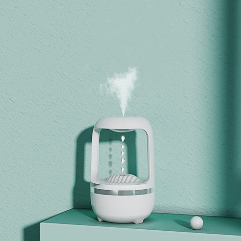 BARQON Anti-Gravity Water Drop Ultrasonic Humidifier with LED Light