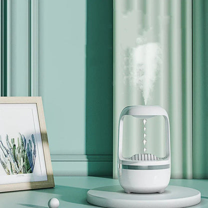 BARQON Anti-Gravity Water Drop Ultrasonic Humidifier with LED Light