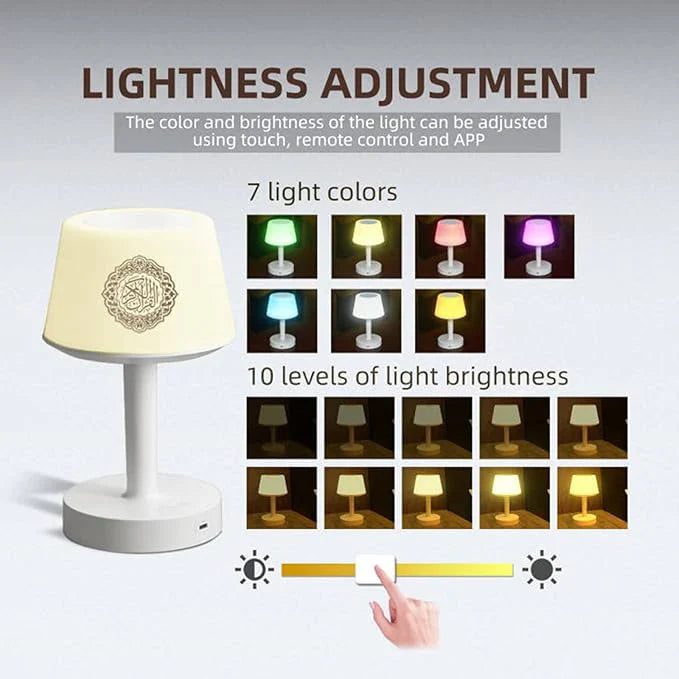BARQON Telawah Qur’an Speaker Lamp with LED Light