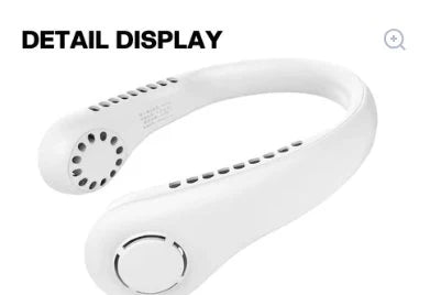 BARQON Bladeless Neck Fan – Portable USB Rechargeable